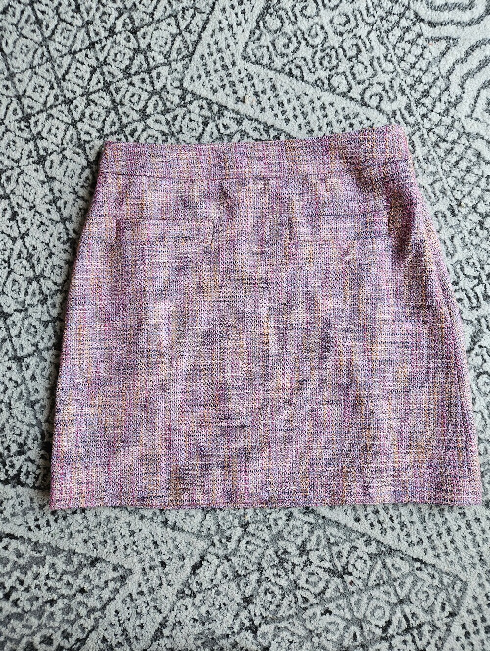 Loft Pink Tweed Mini Skirt Size 4